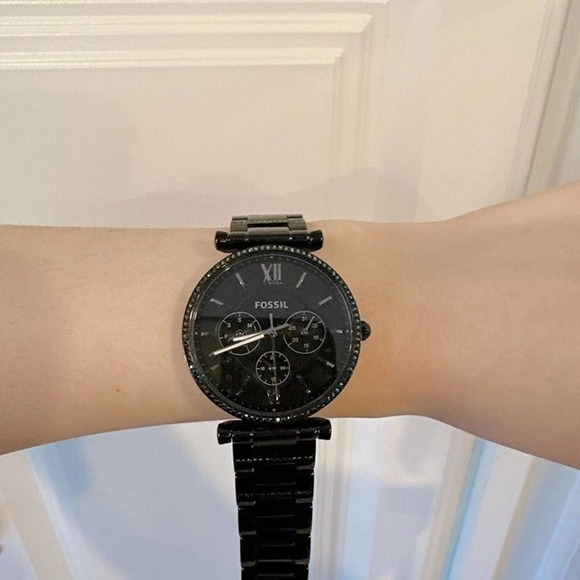 Fossil Accessories Fossil Es4543 Carlie Multifunction Black Stainless Steel Watch Poshmark